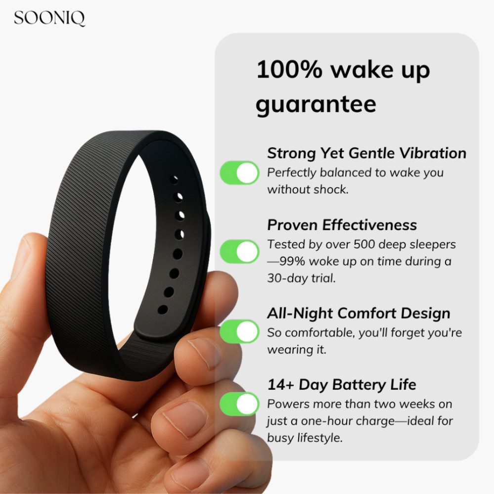 100% Wake-Up Alarm - Black